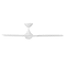 Wac Blitzen Indoor and Outdoor 3-Blade Smart Ceiling Fan 54in Matte White with Remote Control, 3 Blades F-060 - alternate 5